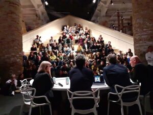 Image associated with the article: Beyond Exhibiting. Discourse at the 2025 Venice Architecture Biennale