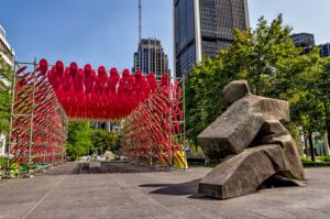 Image associated with the article: Tracing Democratic Space of a Public Square: The Case of Square Victoria in Montreal